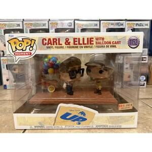 Funko Pop Carl and Ellie with Balloon Cart #1152 -  Box Lunch Exclusive